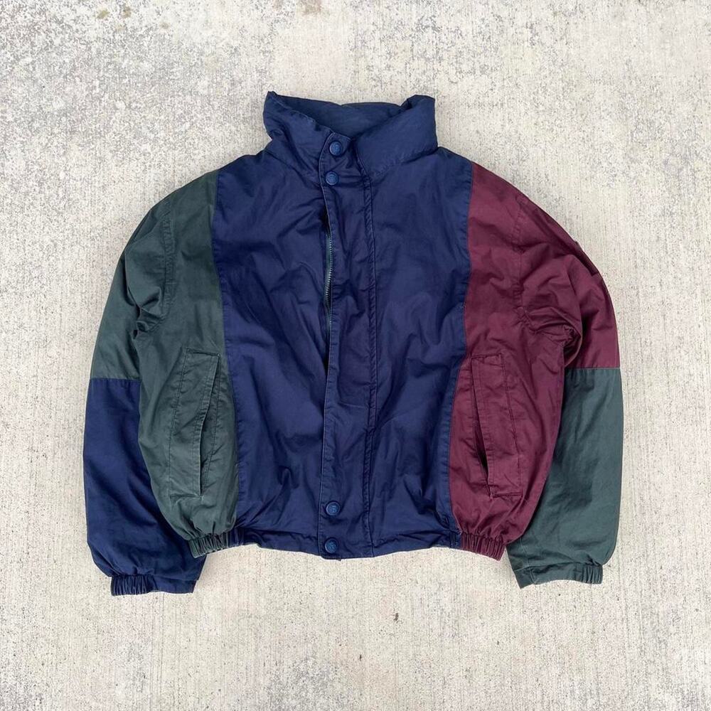 Y2K Nautica Puffer Double Sided Reversible Embroidered 00’s Jacket